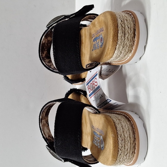 Bobs from Sketchers (NEW) Black Desert Kiss Adobe Princess Comfort Sandal Size 7 - Picture 8 of 10